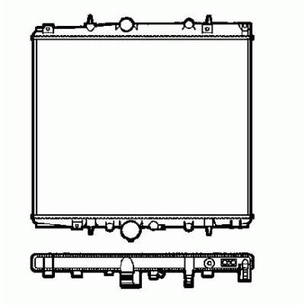 Radiator FIAT ULYSSE 02->> 2.0 BENZINE +/-AC