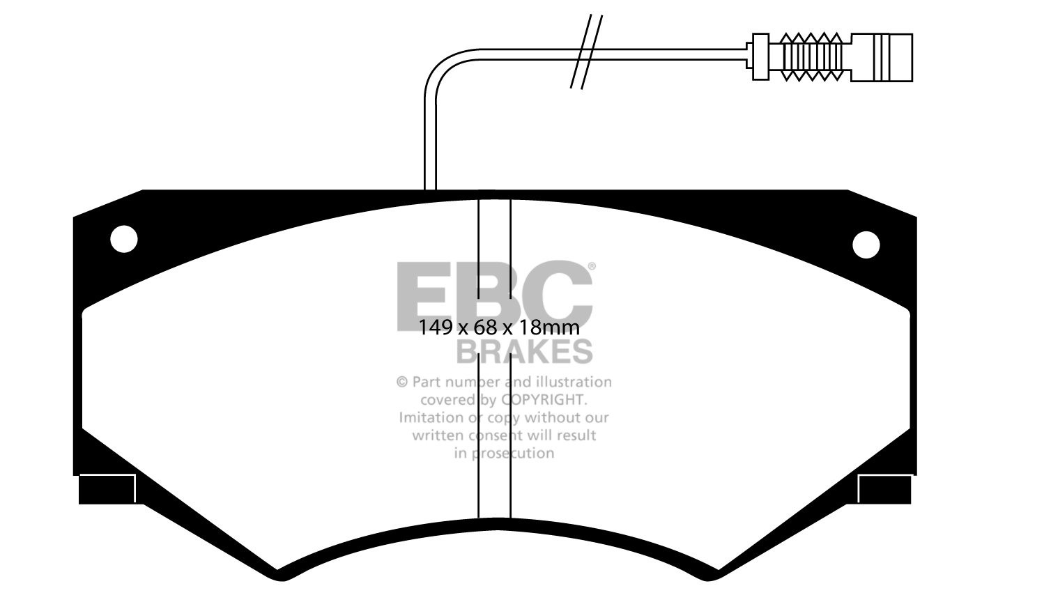 EBC Brakes MERCEDES G-Wagon (W463) G320 97-.. Remblokken voorzij