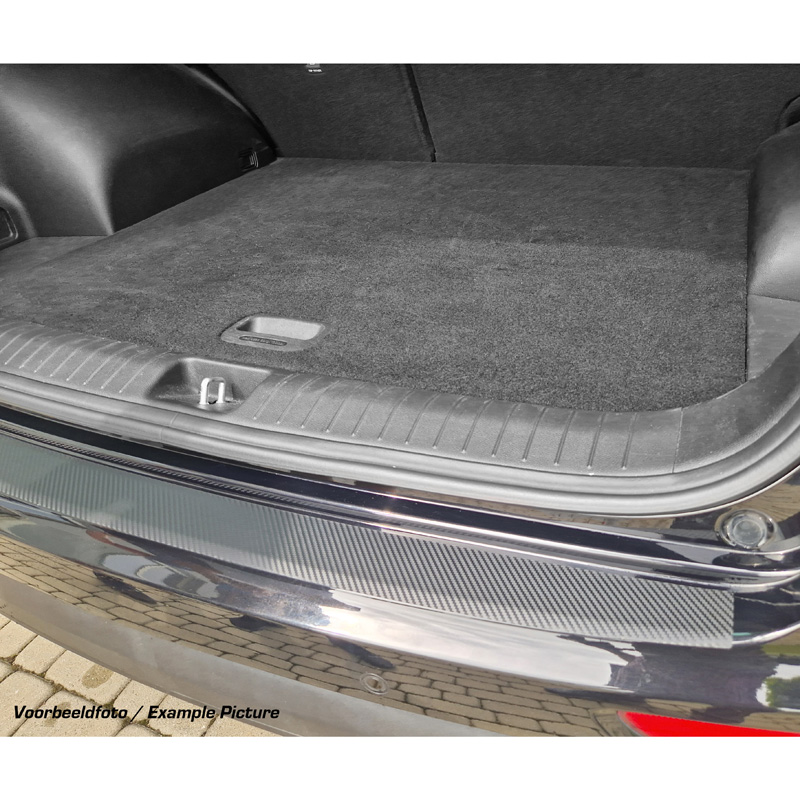 Pasklare Achterbumperbeschermfolie  Range Rover Evoque 2011-2019 - Carbon-look