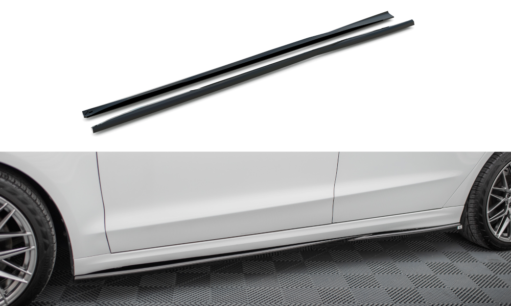 Zijskirts Ford Mondeo Sport Facelift Maxton Glans Zwart