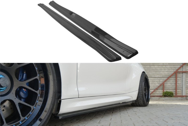Zijskirts V.1 BMW M2 F87 Maxton Glans Zwart
