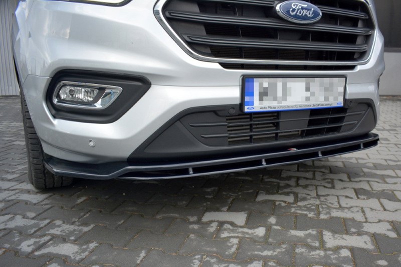 Voorspoiler Ford Transit Custom Mk.1 FL Glanzend Zwart