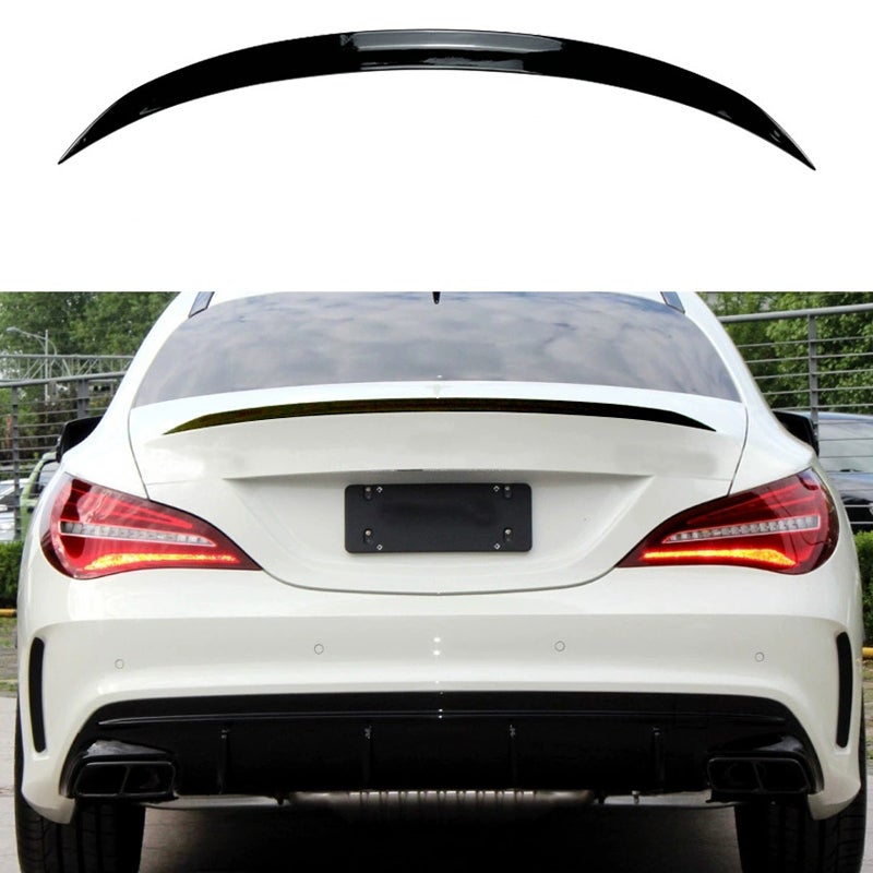 Achterspoiler  Mercedes CLA C117 Coupe 2013-2019 (ABS Glanzend zwart)