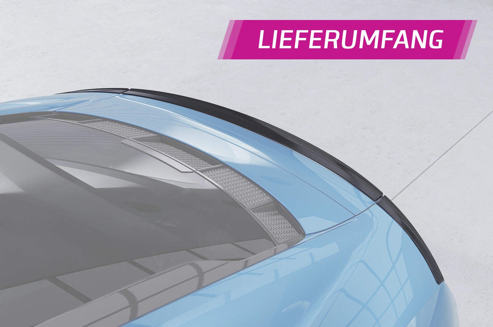 Achterspoiler Audi R8 4S Coupe glans zwart