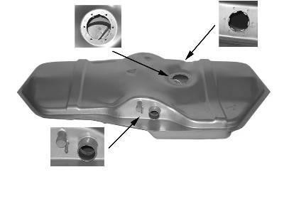 tank, injectie, 52L Opel Kadett E, 1984-1991