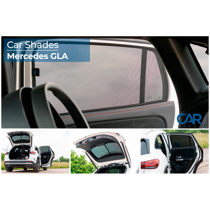 Set Car Shades  Mercedes GLA (H247) 2020- (4-delig)