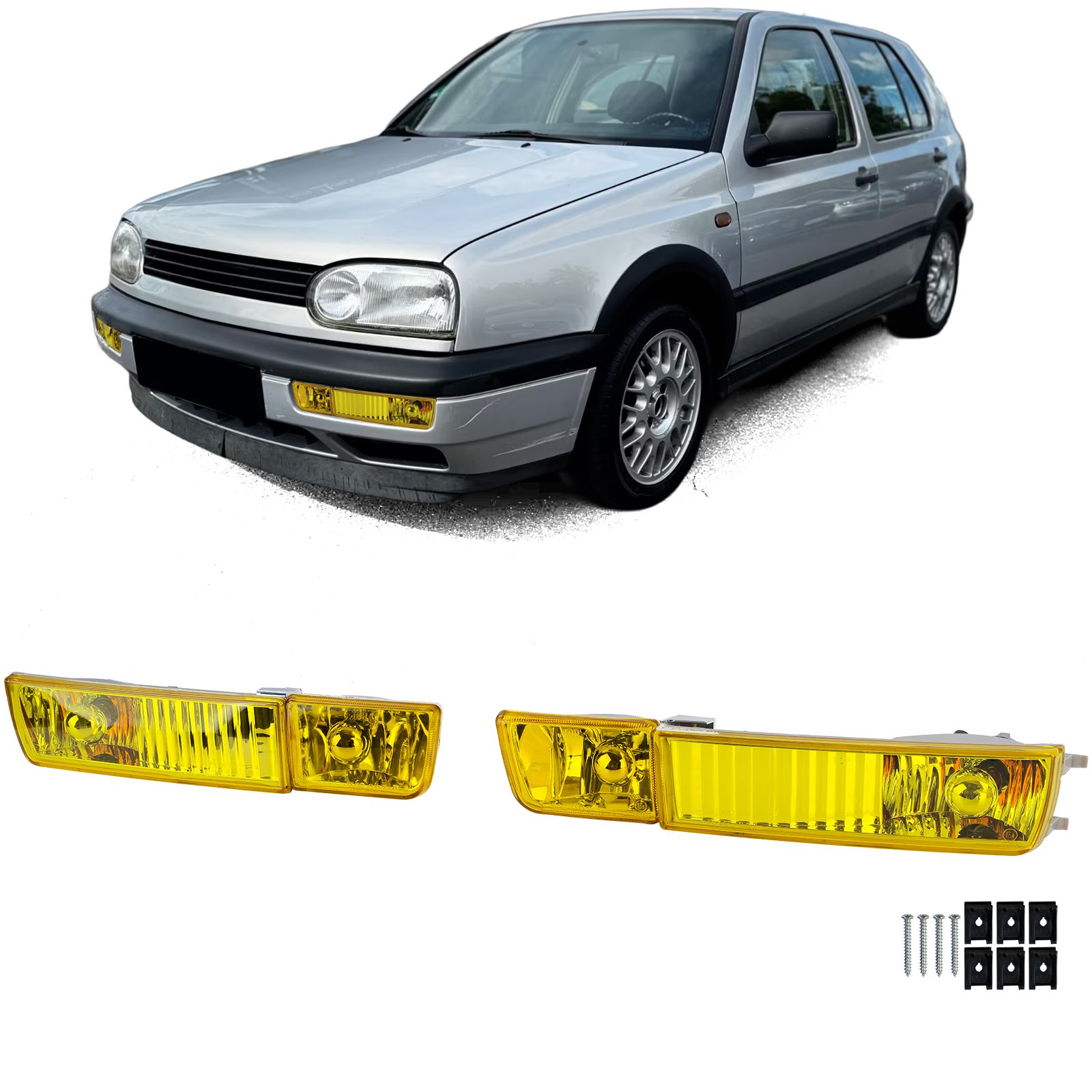 Indicadores + maniqui VW Golf III/Vento negro