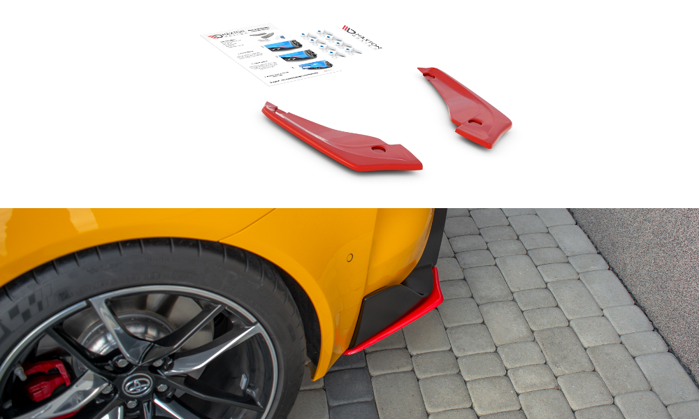 Zijdiffuser V.2 Toyota Supra MK5 Maxton Glans Rood