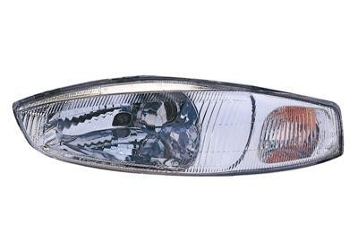 koplamp, H4, rechts, 01/1998-Mitsubishi Colt, 1996-2003