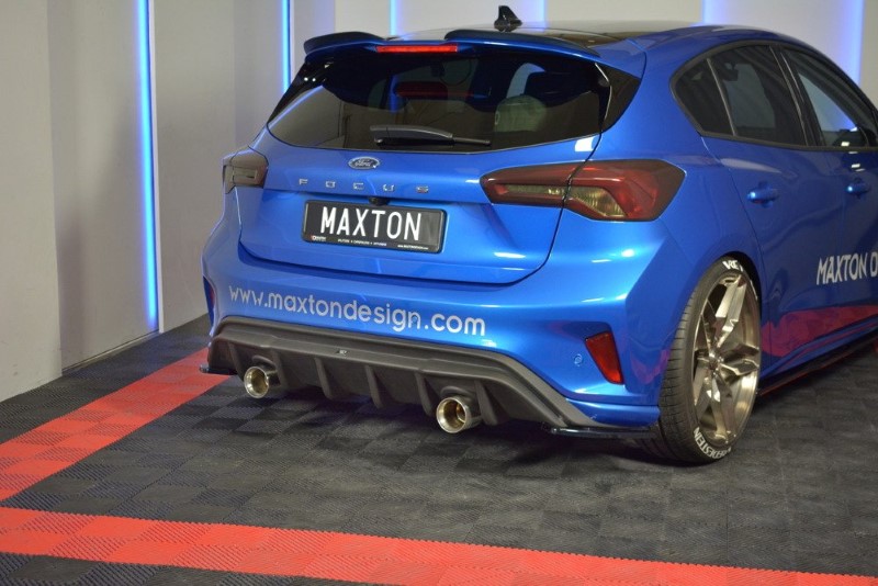 Achterzij Spoilers Ford Focus ST-Line V.2 Glanzend Zwart