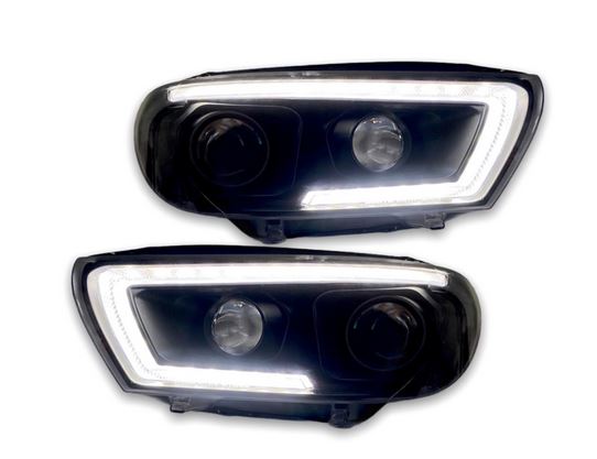 Headlights VW Scirocco lll facelift 15-18 DRL Dynamic  LED Black