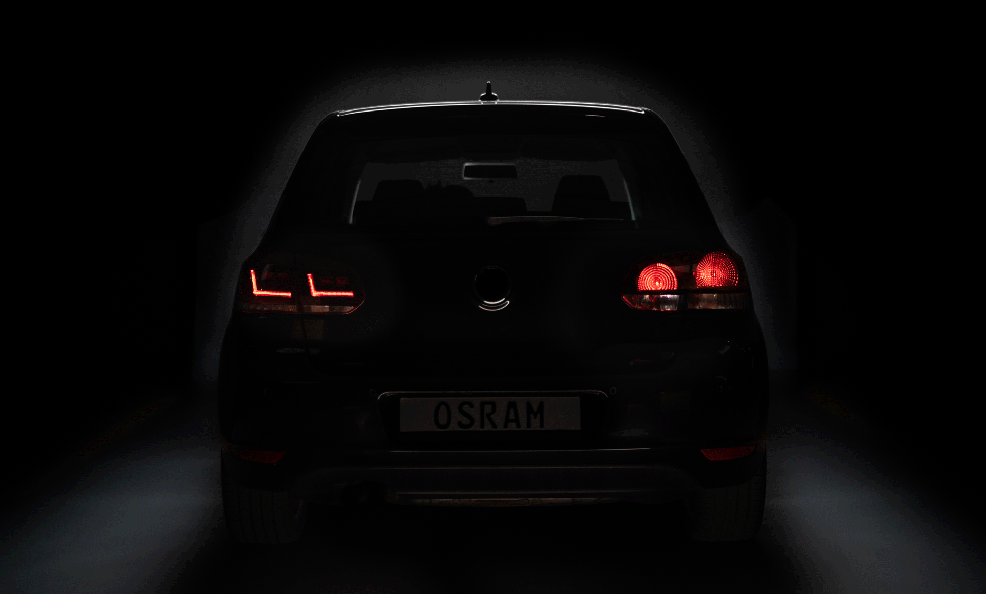 Taillights led VW Golf VI 10/08- R-look red