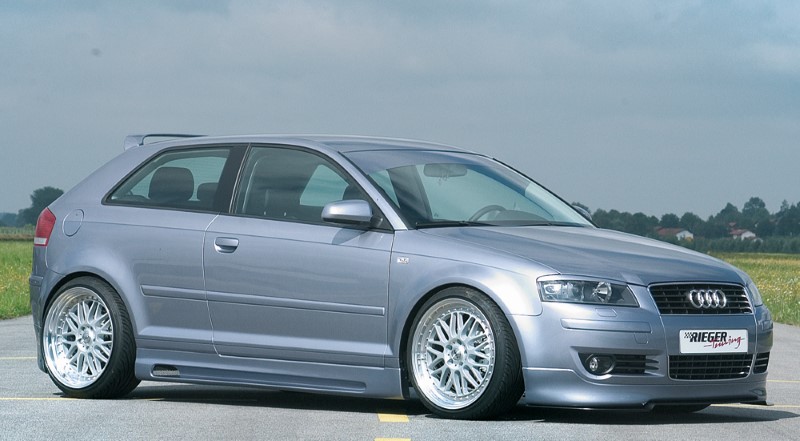 Spoilerlip Audi A3 8P ABS Rieger