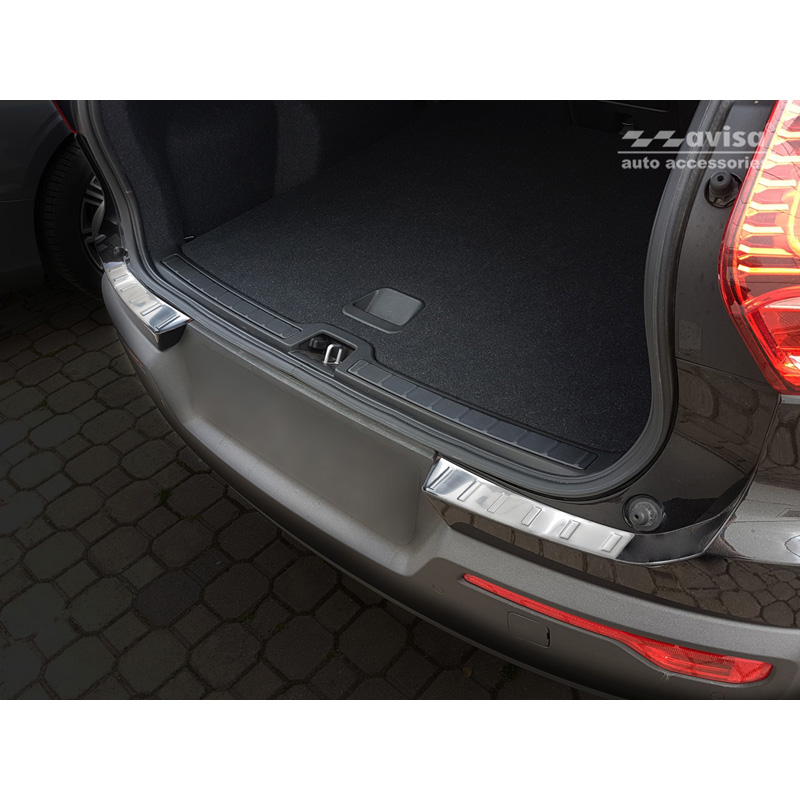 RVS Achterbumperprotector  Volvo XC40 2018- 'Ribs' (2-delig)