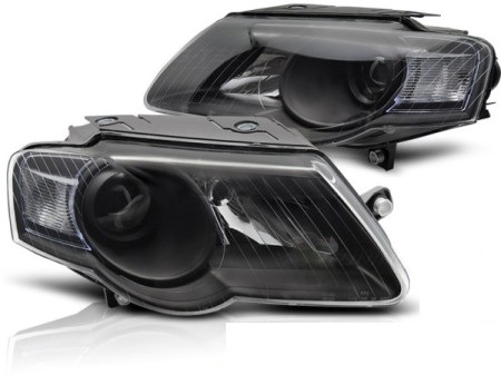 Faros VW Passat 3C negro