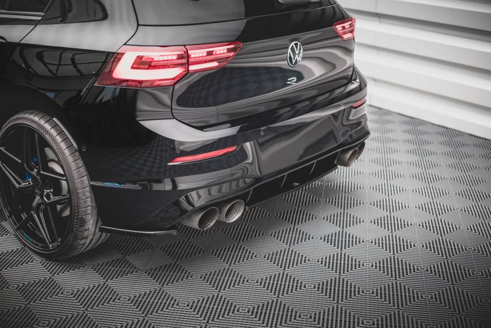 Zijdiffusers V.1 Volkswagen Golf 8 R Maxton Glans Zwart