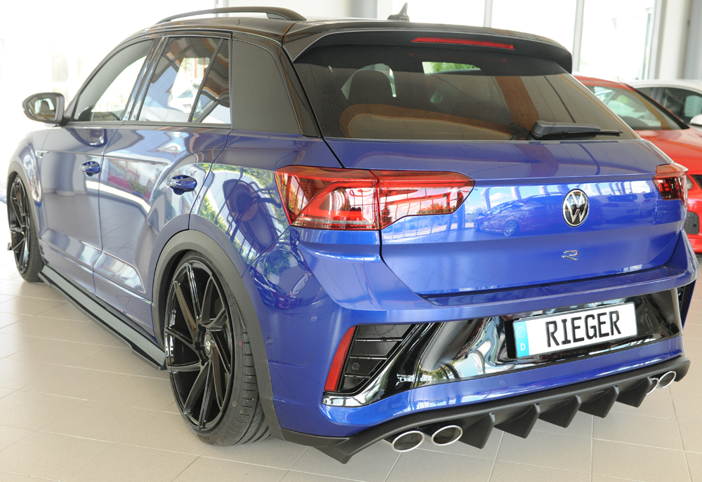 Achterdiffuser (for cars with hitch) VW T-Roc R (A1): 01.2022