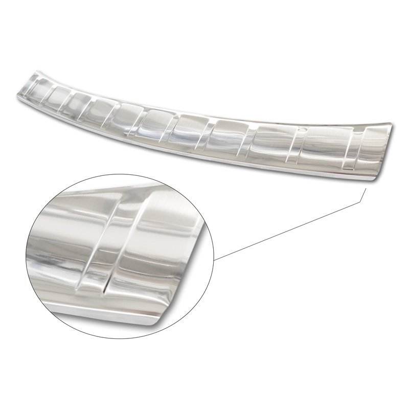RVS Achterbumperprotector  Smart ForFour (W453) 2014-2020 & FL 2020- incl. EQ 'Ribs'