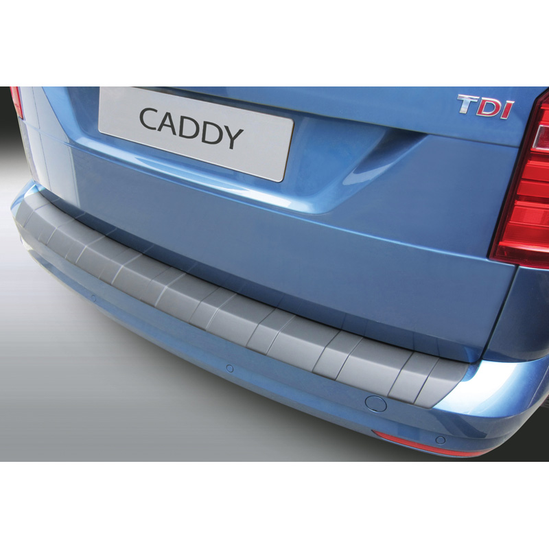 ABS Achterbumper beschermlijst  Volkswagen Caddy/Maxi 2015-2020 'Ribs' Zwart