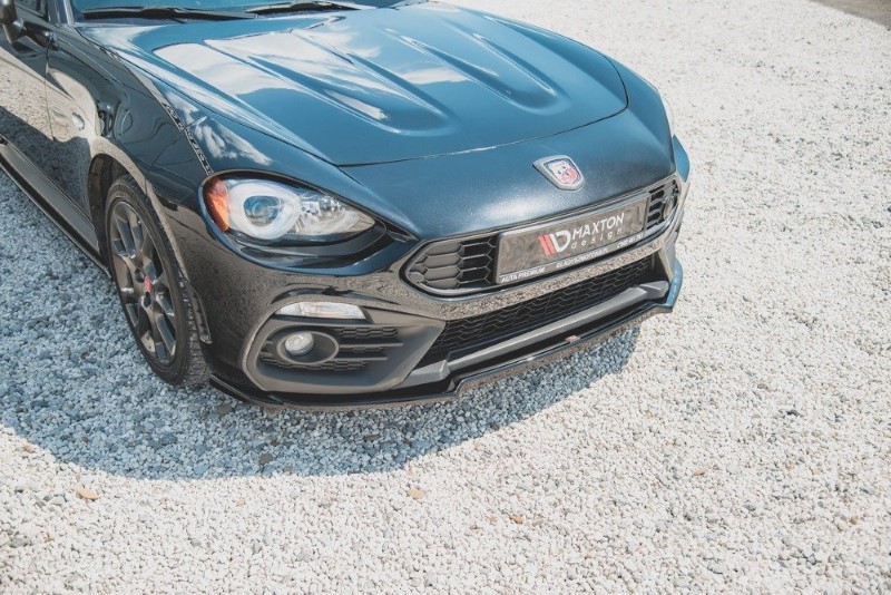 Voorspoiler Fiat 124 Spider Abarth Glanzend Zwart