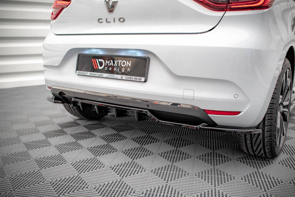 Diffuser Renault Clio Mk5 Maxton Glans Zwart
