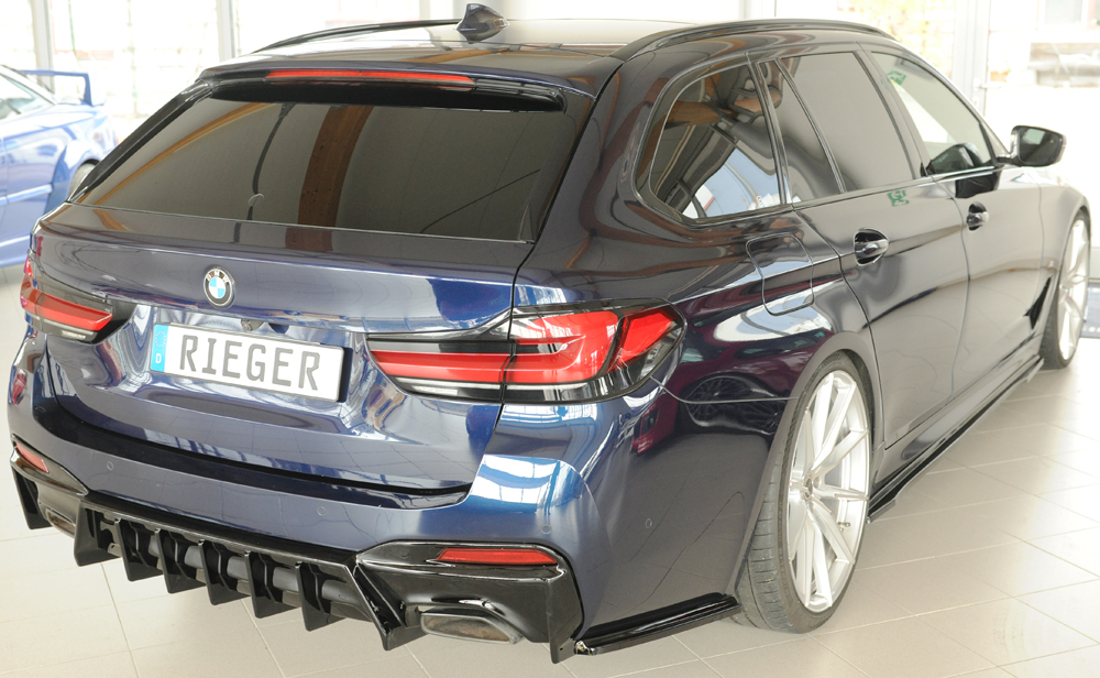 Achterdiffuser BMW 5 Series G30 – 07/2020 glans zwart