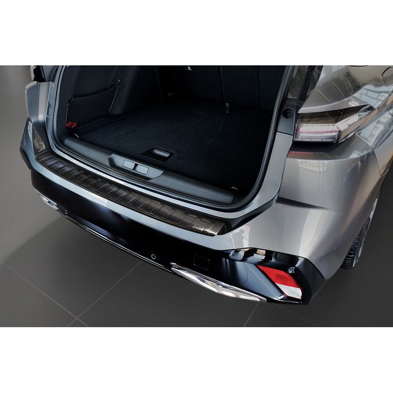 Zwart RVS Achterbumperprotector  Peugeot 308 III SW 2021- 'Ribs'