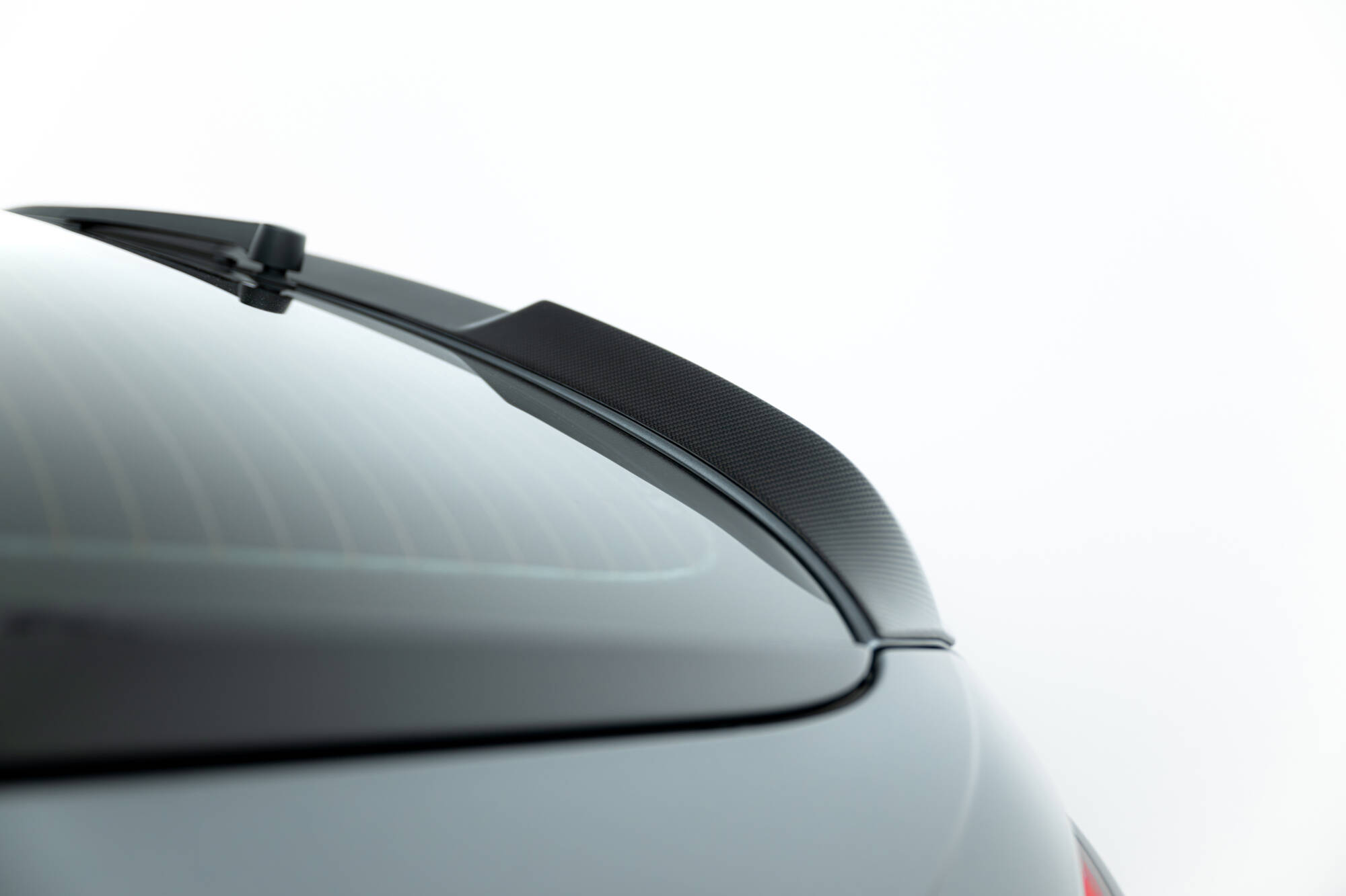 Carbon Fiber Spoiler Audi RS6 C8 Maxton Glanzend zwart