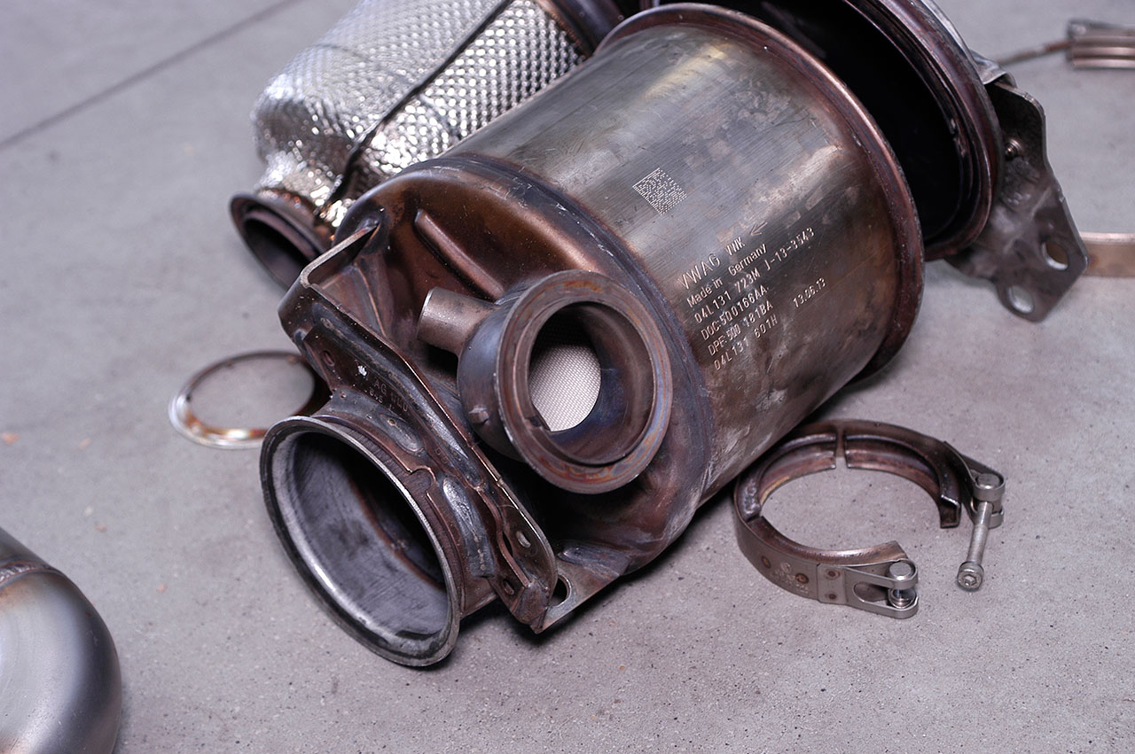 AUDI A3 8VA Sportback 1.6 TDI (105 Hp) 2012 Turbo Downpipe (replaces diesel soot filter) With sensor
