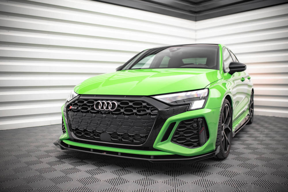 Voorspoiler V.1 met Canards Audi RS3 8Y Maxton Street Pro