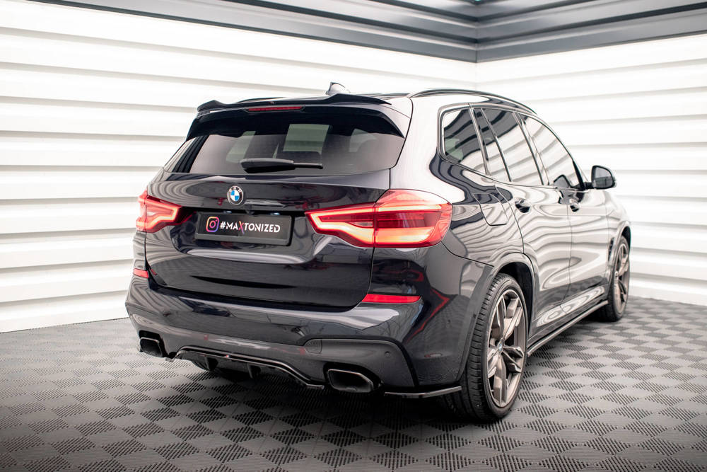 Diffuser BMW X3 M pakket / M40D / M40i G01 Maxton Glans Zwart