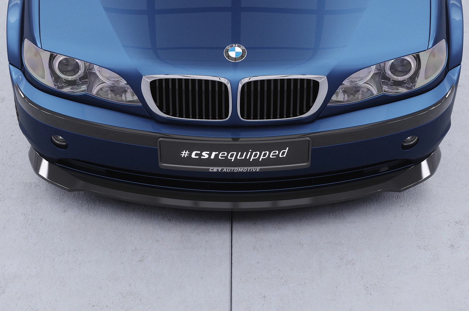 Voorspoiler BMW 3er E46 Limo / Touring glans zwart