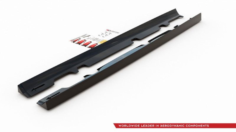 Zijskirts Diffusers Ford Fiesta Mk8 ST / ST-Line V.2 Glanzend Zwart