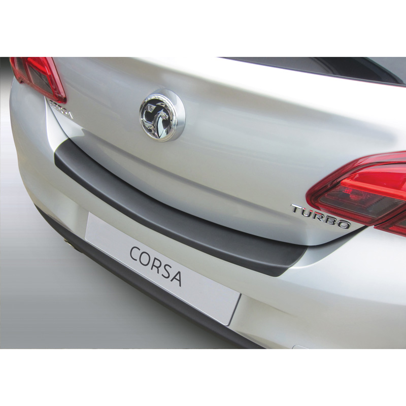 ABS Achterbumper beschermlijst  Opel Corsa E 3/5 deurs 2015-2019 Zwart