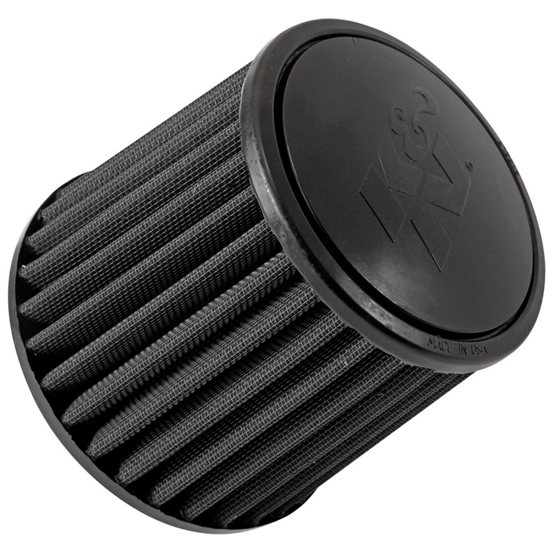 K&N Universeel Dryflow Zwart Luchtfilter Conisch 70mm aansluiting, 152mm onder, 133mm top, 133mm hoogte (RU-3103HBK)