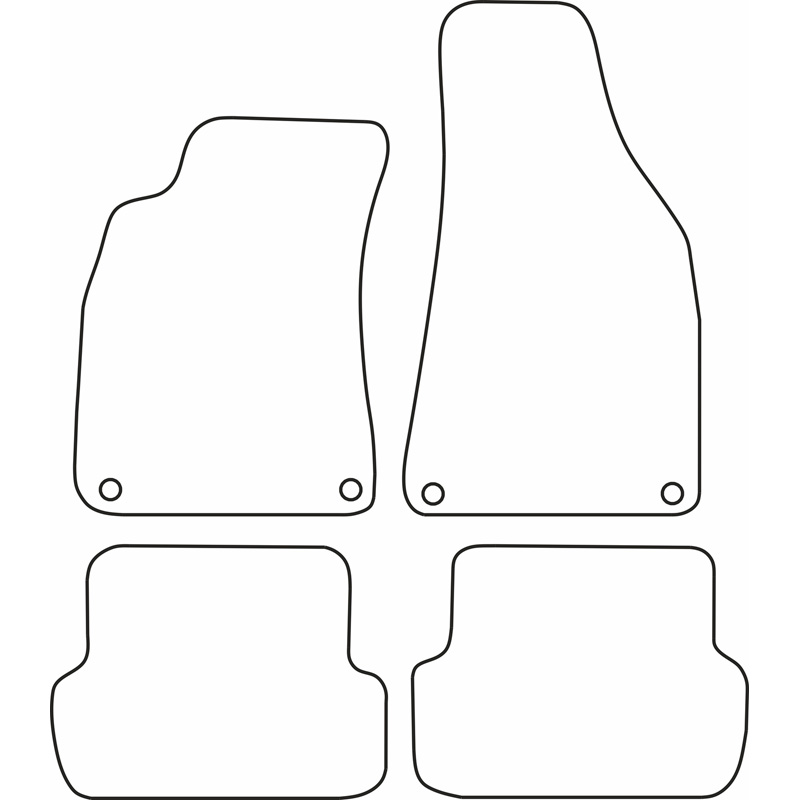 Automatten Audi A4 01-05