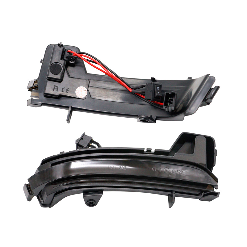 Set LED Zijspiegel-Knipperlichten  Skoda Karoq 2017- & Kodiaq 2017- - Rookgrijs - incl. Dynamic Running Light