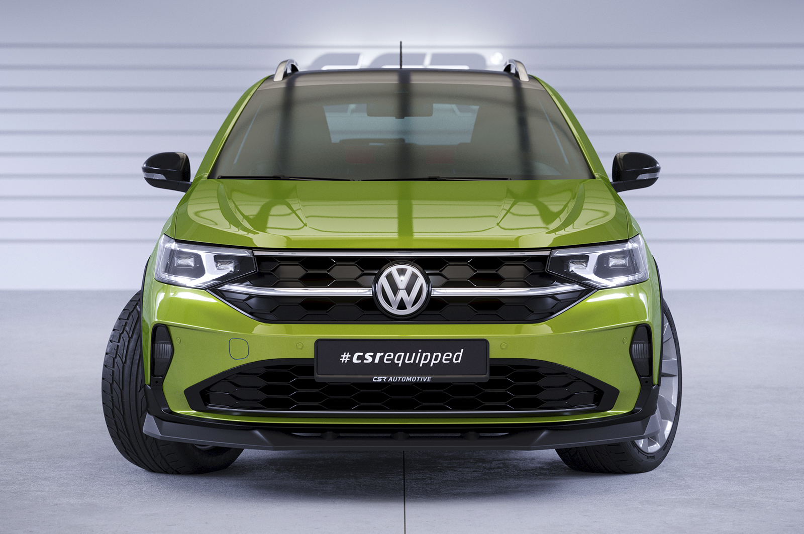Voorspoiler Volkswagen Taigo CSR Glans Zwart