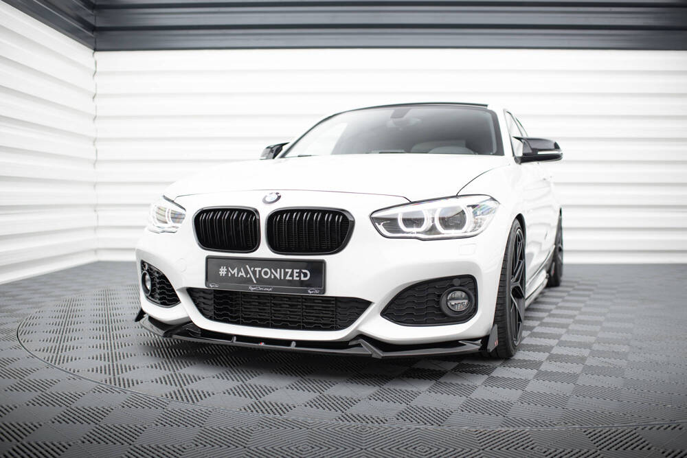 Voorspoiler V.5 + Flaps BMW 1 M-pack / M140i F20 Facelift