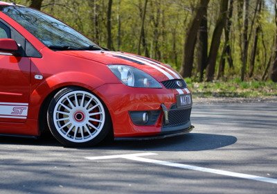 Voorspoiler Ford Fiesta ST Mk6 Glans Zwart