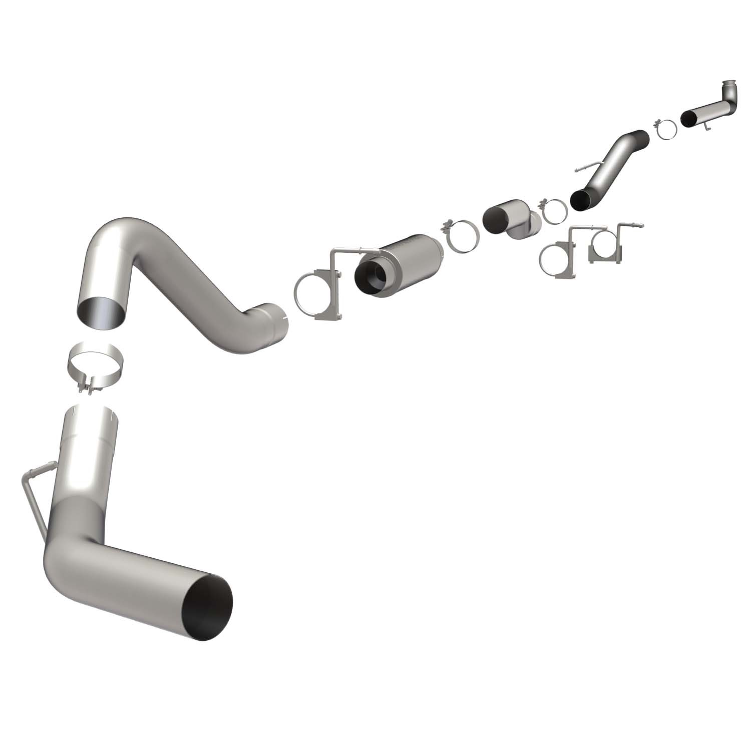 Chevrolet SYS TB 06-07 Duramax EC SB 4in Magnaflow Cat-Back