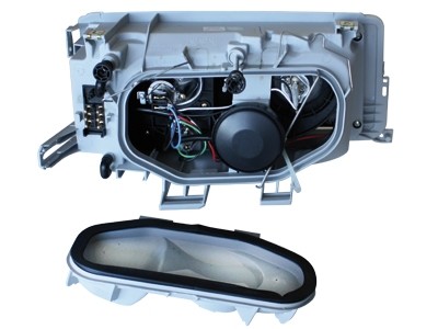 Faros Mercedes W201 190E 82-93 negro