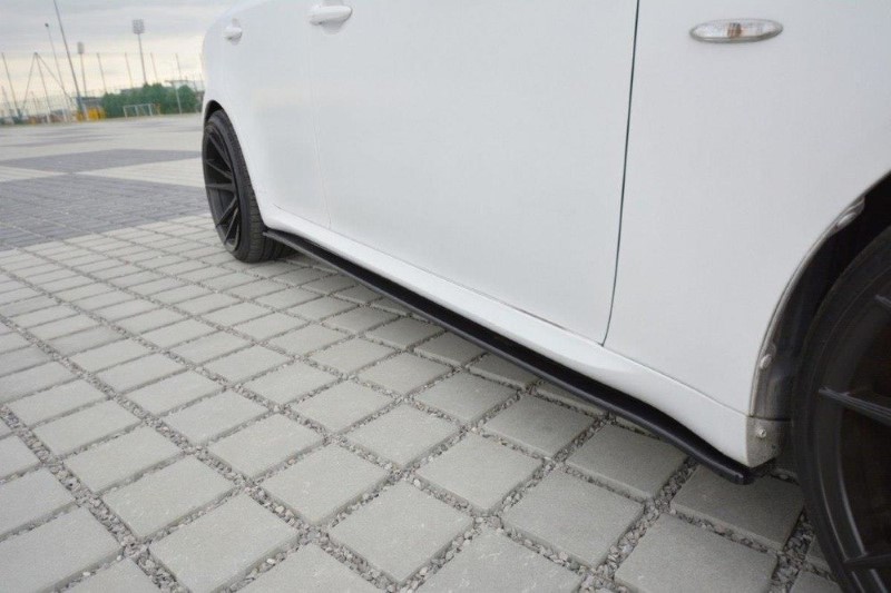 Zijskirts Diffusers Lexus IS Mk2 Glanzend Zwart