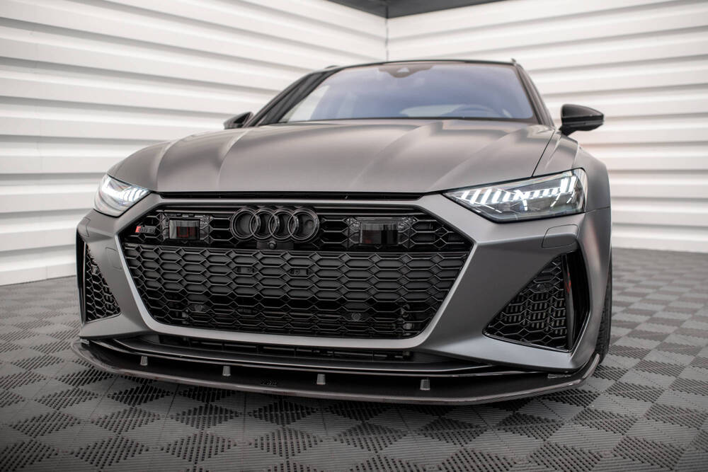 Set Carbon Fiber Splitters Audi RS6 C8