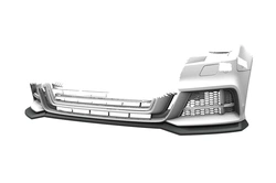 Voorspoiler Audi A3 S-Line / S3 8V – CSR Automotive Bekerspoilerlip Glanzend Zwart