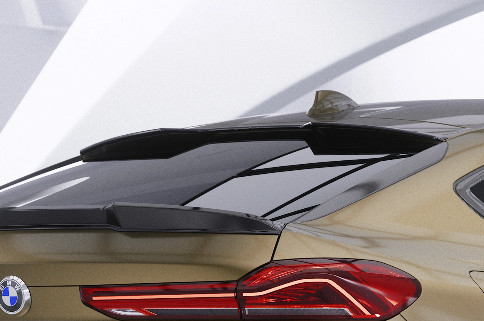Achterspoiler BMW X6 (G06) Glans Zwart van CSR Automotive (2019-)