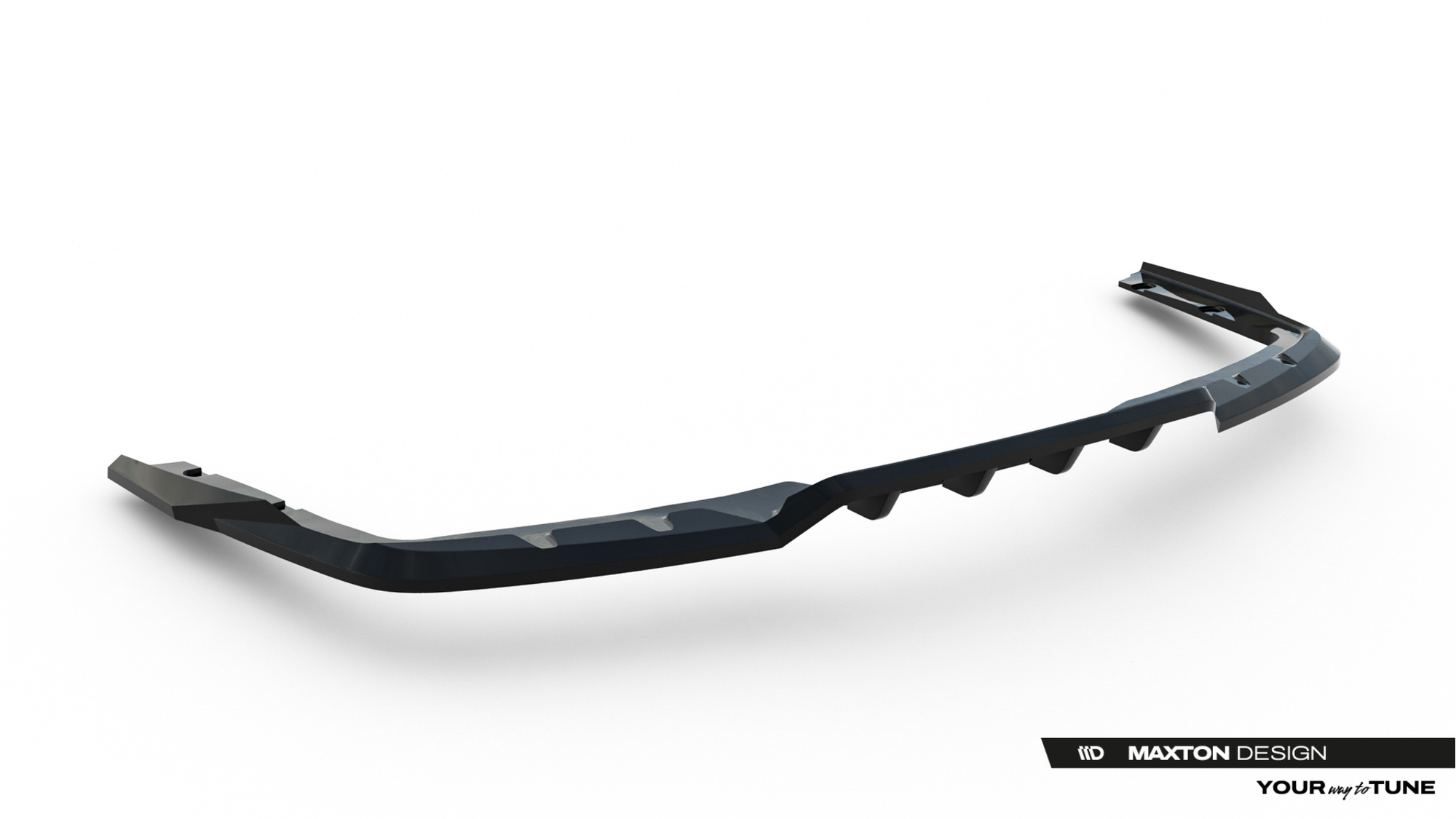 Diffuser BMW 2 M-Pack Gran Coupé F74 Maxton Glanzend Zwart