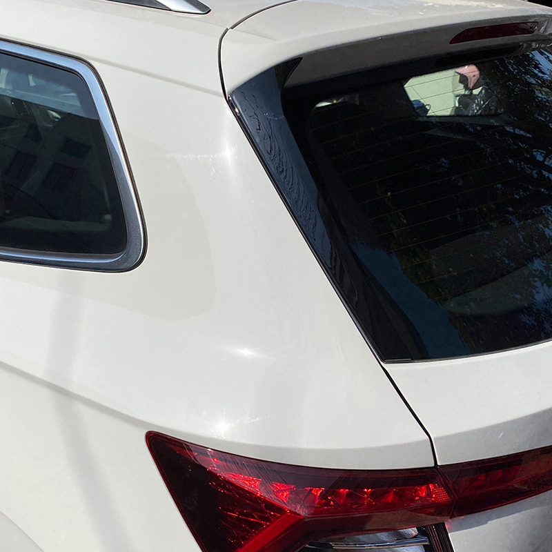 Set achterruit side-spoilers  Skoda Karoq (NU7) 2017- (ABS Glanzend zwart)
