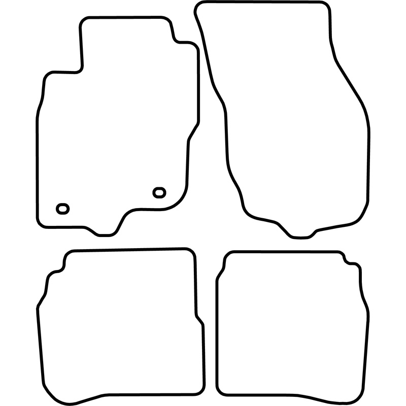 Automatten Mitsubishi Lancer 96-04