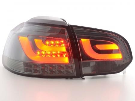 Taillights VW Golf VI with Lightbar and LED 08-12 clear/Smoke